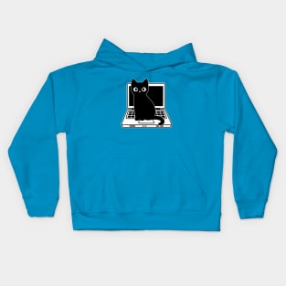 Cat and technical support Kids Hoodie